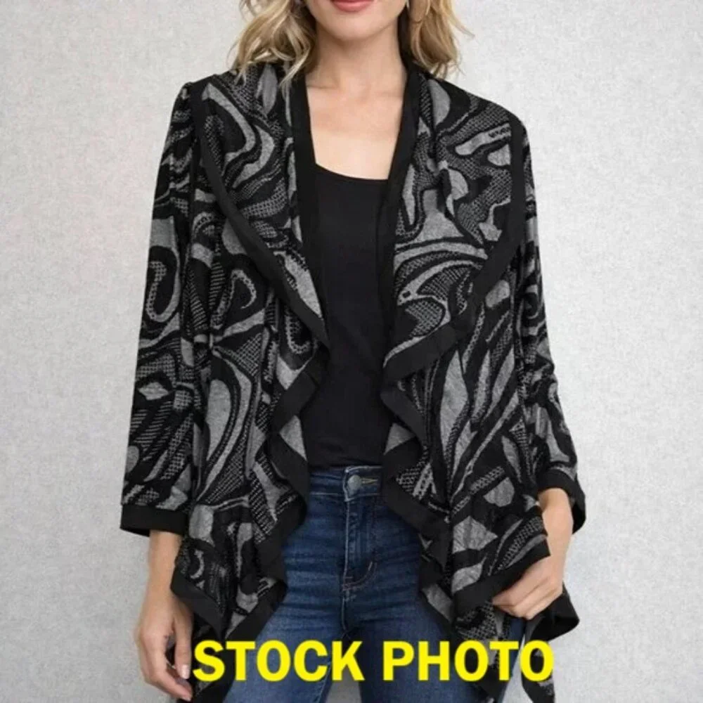 Joseph Ribkoff Waterfall Cardigan - Picture 8 of 8